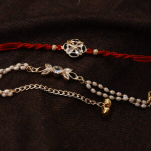 Pearl Elegance Couple Rakhi