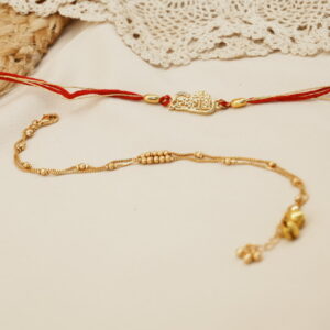 Dwarkadhish Rakhi & Bracelet Combo