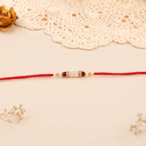 Crimson Pearl Grace Rakhi